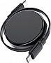 ���� ������ USB-C to USB-C 0.8m 60W dual retraction C13-03 Black Acefast (6974316280132)