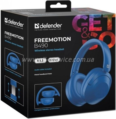 �������� Defender FreeMotion B490 Bluetooth Blue (63491)