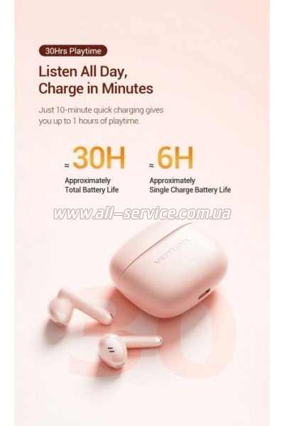  Vention Elf Earbuds E03 Pink Sand (NBHP0)
