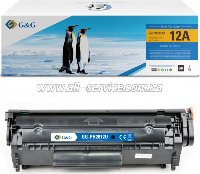  G&G HP LJ 1010/ 1012/ 1020/ 1022 (G&G-Q2612A)