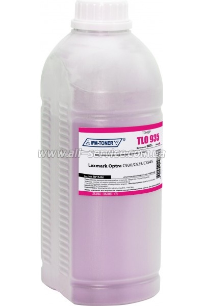 Тонер IPM Lexmark Optra C935 Magenta 500г/ банка (TB114M) Тонер IPM Lexmark Optra C935 Magenta 500г/ банка (TB114M)