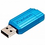  16Gb VERBATIM USB Drive STORE'N'GO PIN STRIPE . BLUE (49068)