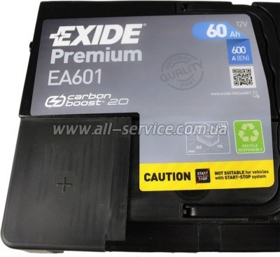   EXIDE PREMIUM 60A (EA601)