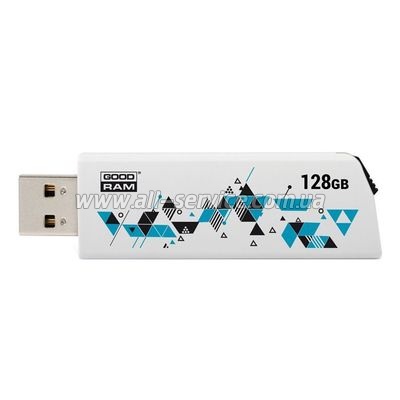  128GB GOODRAM USB 2.0 UCL2 Cl!ck White (UCL2-1280W0R11)