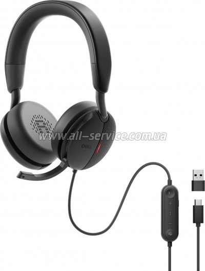 �������� Dell Pro Wired ANC Headset WH5024 Black (520-BBGQ)