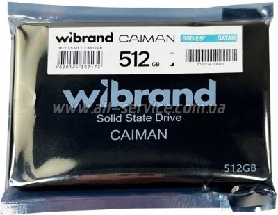  SSD 2.5" 512GB Caiman Wibrand (WI2.5SSD/CA512GB)