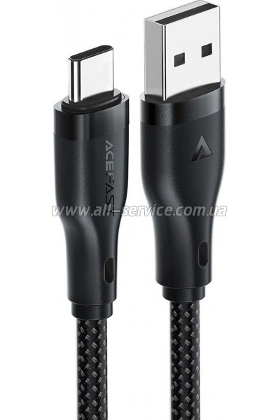 ���� ������ USB 2.0 AM to USB-C 1.2m 3.0A Acefast (6974316282693)