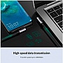 ���� ������ USB 2.0 AM to USB-C 3.0m 3A 90� corner US176 black Ugreen (70875)