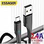 ���� ������ USB 2.0 AM to Micro 5P 1.0m 3A black Essager (EXCM-LS01)
