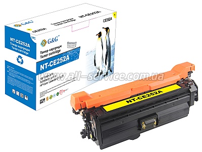  G&G  HP Color LaserJet CP3525n/ CP3520/ CM3530fs/ Canon LBP7780Cx/ 732 Yellow (G&G-CE252A)
