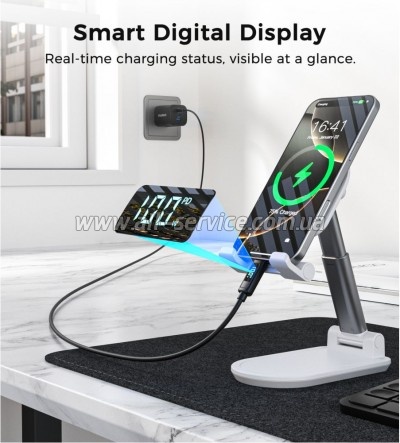 ���� ������ USB-C to USB-C 1.2m PD100W digital display silicone Choetech (XCC-1064)