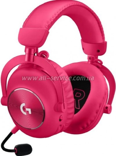  Logitech G Pro X 2 Lightspeed Wireless Magenta (981-001275)