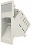 Модуль MOLEX Euromod 50х25 1xRJ45 M1 угловой UTP 5е PowerCat белый (17.1B.011.D0052)