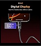 ���� ������ USB-C to USB-C 1.2m PD60W magnetic digital display nylon gray Choetech (XCC-1067-GY)