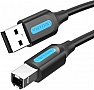 Кабель для принтера USB 2.0 AM/BM 0.5m PVC black Vention (COQBD) Кабель для принтера USB 2.0 AM/BM 0.5m PVC black Vention (COQBD)