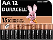 Батарейка Duracell Basic AA LR06 * 12 (5000394006546 / 81551275) Батарейка Duracell Basic AA LR06 * 12 (5000394006546 / 81551275)
