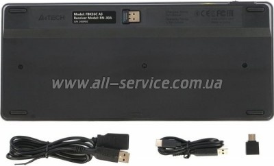  A4Tech FBK26C AS Wireless/Bluetooth Black (4711421000208)