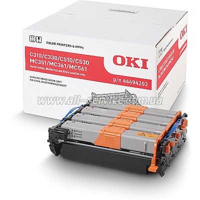 - OKI C310/ C330/ 510/ C530/ MC351/ MC361/ MC561 C/M/Y/K (44494202)