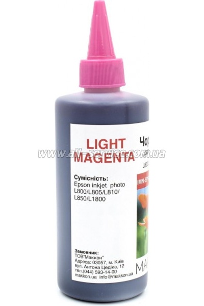  Makkon Epson L800/ L805/ L810/ 250  light magenta (IMN-EPS-L800-250LM)