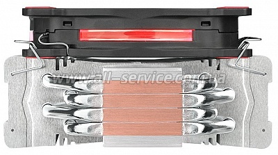   Thermaltake Riing Silent 12 Red (CL-P022-AL12RE-A)