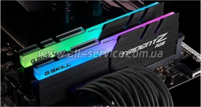 ������ ������ ��� ���������� DDR4 32GB (2x16GB) 3600 MHz Trident Z RGB G.Skill (F4-3600C18D-32GTZR)