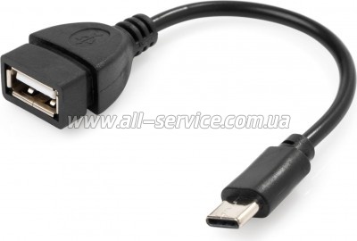 ������ OTG USB 2.0 AF to Type-C Vinga (VCPDCOTGTCBK)
