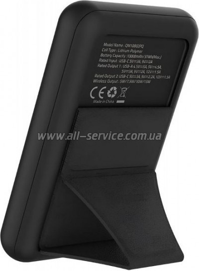 ������� ������������� Energizer Magnetic 10000mAh PD 22.5W Black (QM10002PQ)