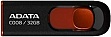  32Gb USB2.0 ADATA C008 BLACK/RED (AC008-32G-RKD)