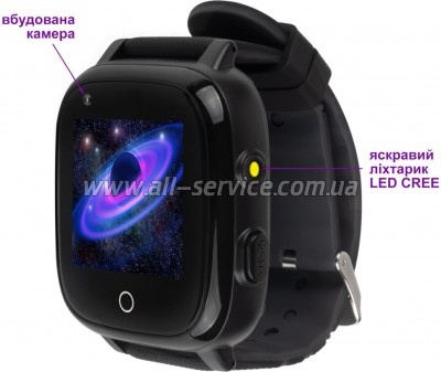 �����-���� Amigo GO005 4G WIFI Kids waterproof Thermometer Black (747016)