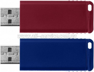 ������ Verbatim 2x32GB Store'n'Go Slider Red/ Blue (49327)