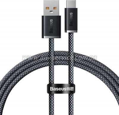 ���� ������ USB 2.0 AM to USB-C 1.0m 5A Gray Baseus (CALD000616)