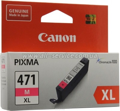  Canon CLI-471XL PIXMA MG5740/ MG6840/ MG7740 Magenta (0348C001)