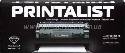  PRINTALIST HP LJ M252/ M277  CF400X Black (HP-CF400X-PL)