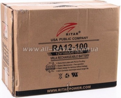    Ritar AGM RA12-100, 12V-100Ah (RA12-100)