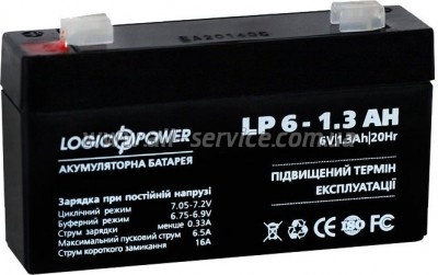 �������������� ������� LogicPower LPM 6V 1.3Ah (4157)