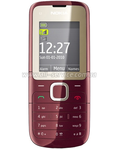   Nokia C2-00 Dual Sim Magenta