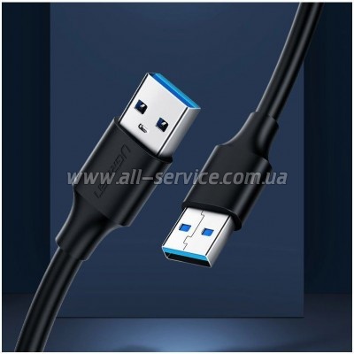 ���� ������ USB 2.0 AM/AM 1.0m black Ugreen (10309)