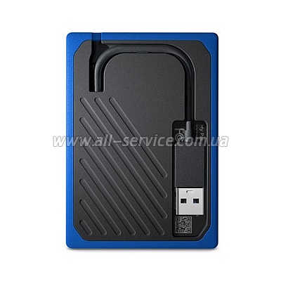 SSD ���������� USB 3.0 WD Passport Go 1TB Blue (WDBMCG0010BBT-WESN)