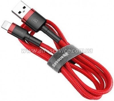 ���� ������ USB 2.0 AM to USB-C 1.0m Cafule 3A red Baseus (CATKLF-B09)
