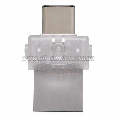  32GB Type-C Kingston DT Micro Metal Silver (DTDUO3C/32GB)