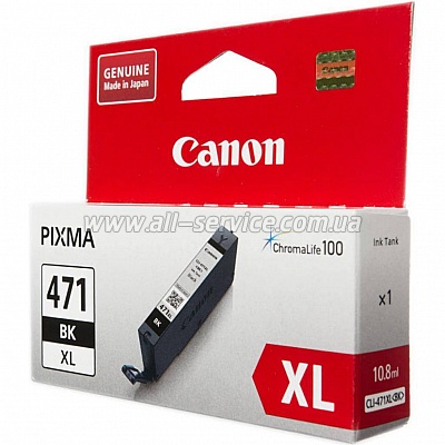  Canon CLI-471Bk XL PIXMA MG5740/ MG6840 Black (0346C001)