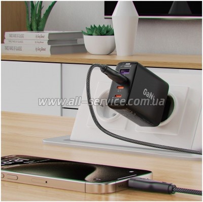 ���� ������ USB 2.0 AM to USB-C 1.2m 3.0A Acefast (6974316282693)