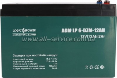    LogicPower 12V 12Ah LP-6-DZM-12 (9172)