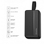   ColorWay 30000 mAh High-power 2 PD/ 20W, QC/ 3.0, USB-C/ Micro-USB (CW-PB300LPC2BK-PD)