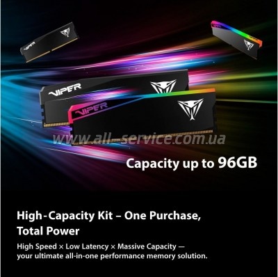     DDR5 64GB (2x32GB) 6400 MHz Viper Elite 5 Ultra Patriot (VEU564G6432K)