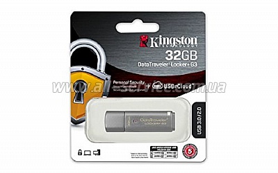  32GB KINGSTON DT Locker+ G3 USB 3.0 (DTLPG3/32GB)