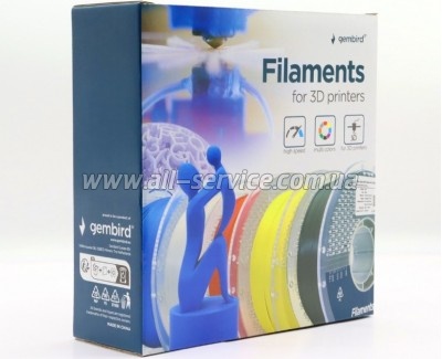 ������� ��� 3D-�������� Gembird PETG High Speed, 1.75 ��, 1 ��, blue (3DP-PETG1.75HY-01-B)