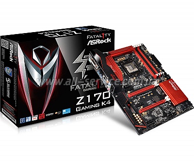 Материнская плата ASROCK FATAL1TY Z170 GAMING K4 Материнская плата ASROCK FATAL1TY Z170 GAMING K4