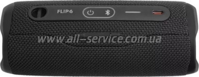   JBL Flip 6 Black (JBLFLIP6BLKEU)