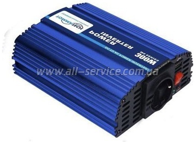   12V/220V MS-300 300W, approximate sinusoid, USB, Shuko Tommatech (29690)